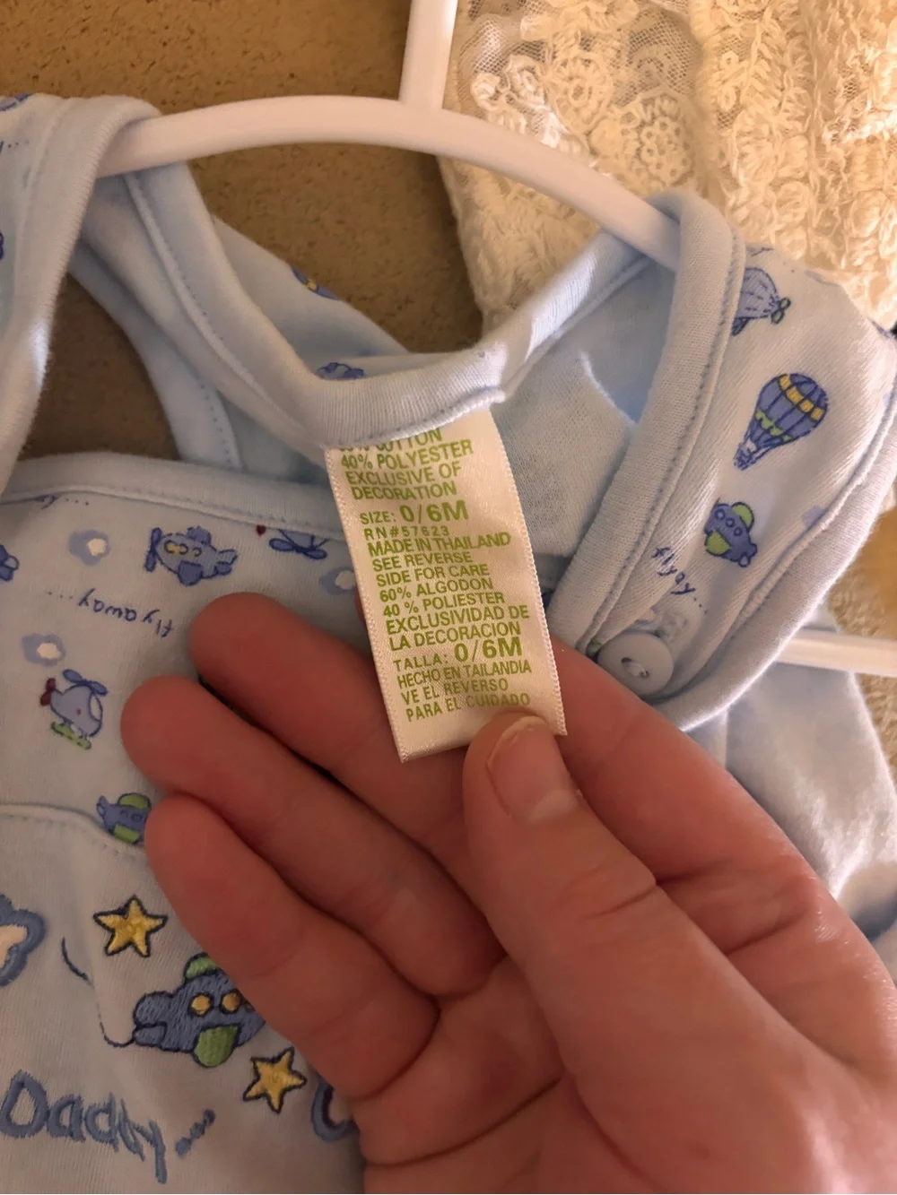 Vintage Baby Romper Airplane Helicopter Hot Air Balloon “I Love My Daddy” Bubble